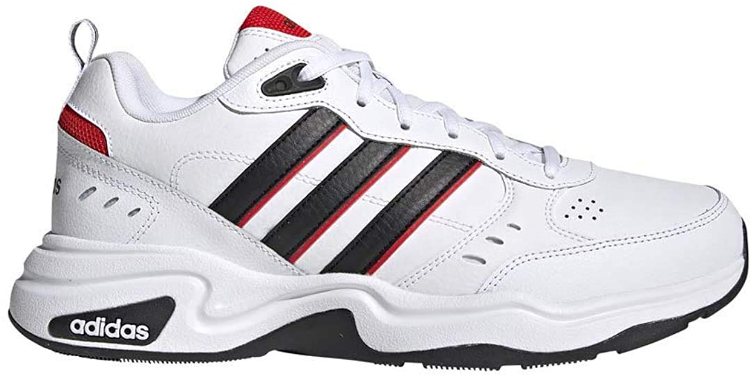 adidas Mens Strutter Wide Sneaker Shoes - White - 9