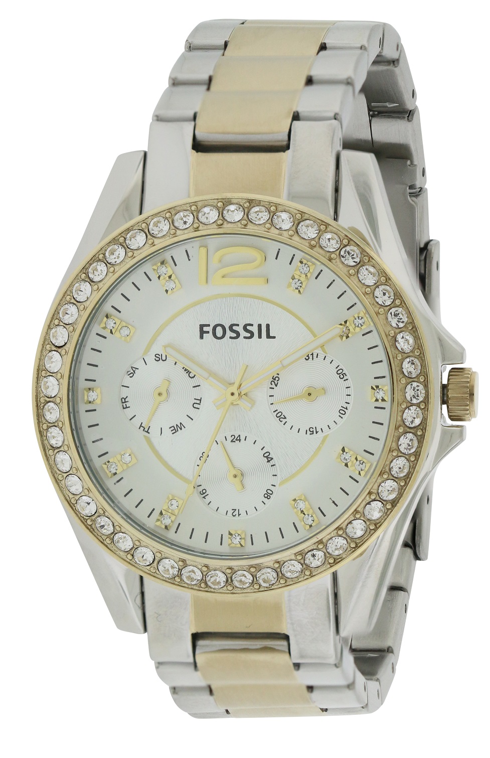 Fossil Riley Two-Tone Ladies Watch ES3204