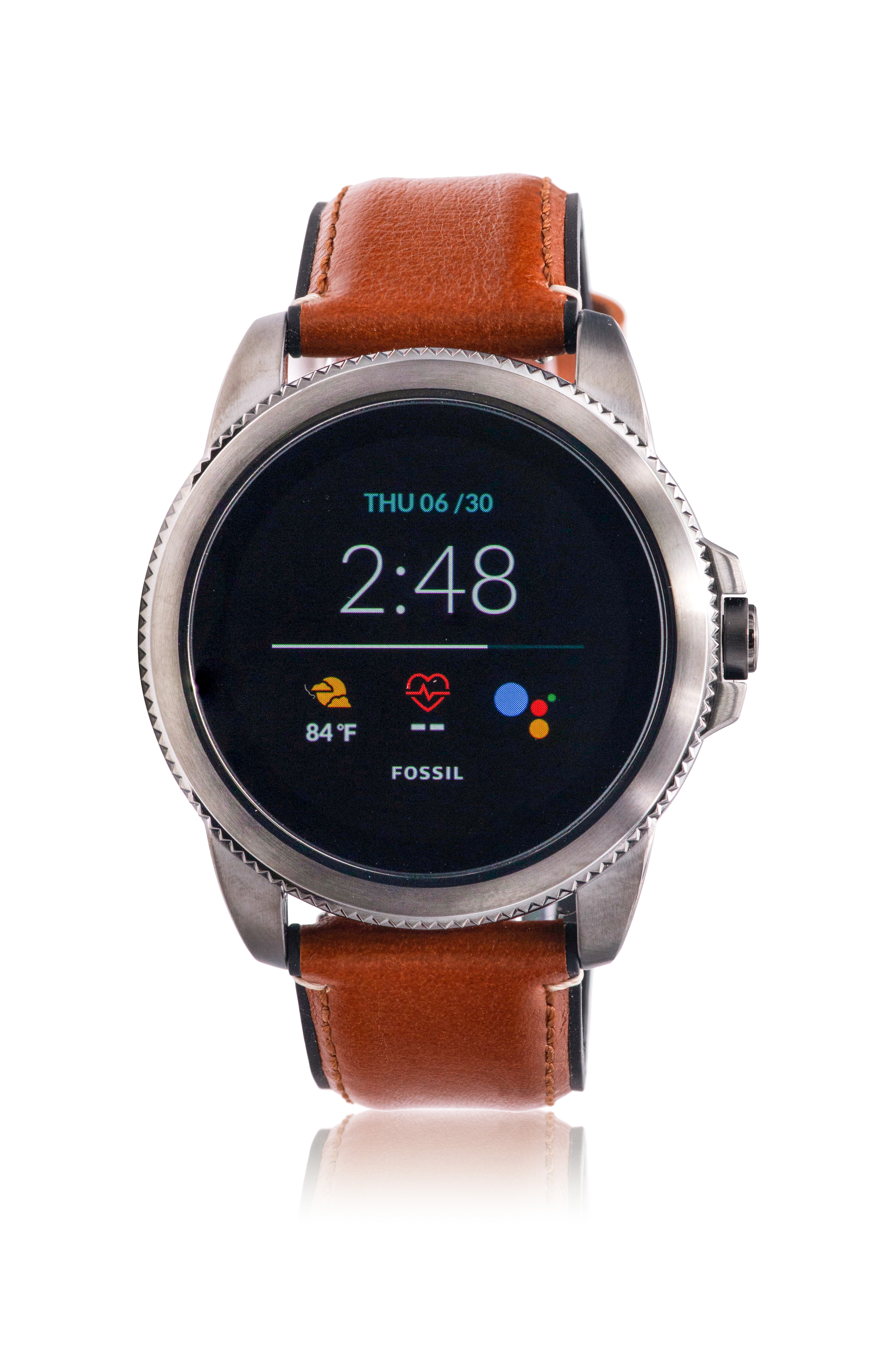Fossil Gen 5E Smartwatch Brown Leather FTW4055