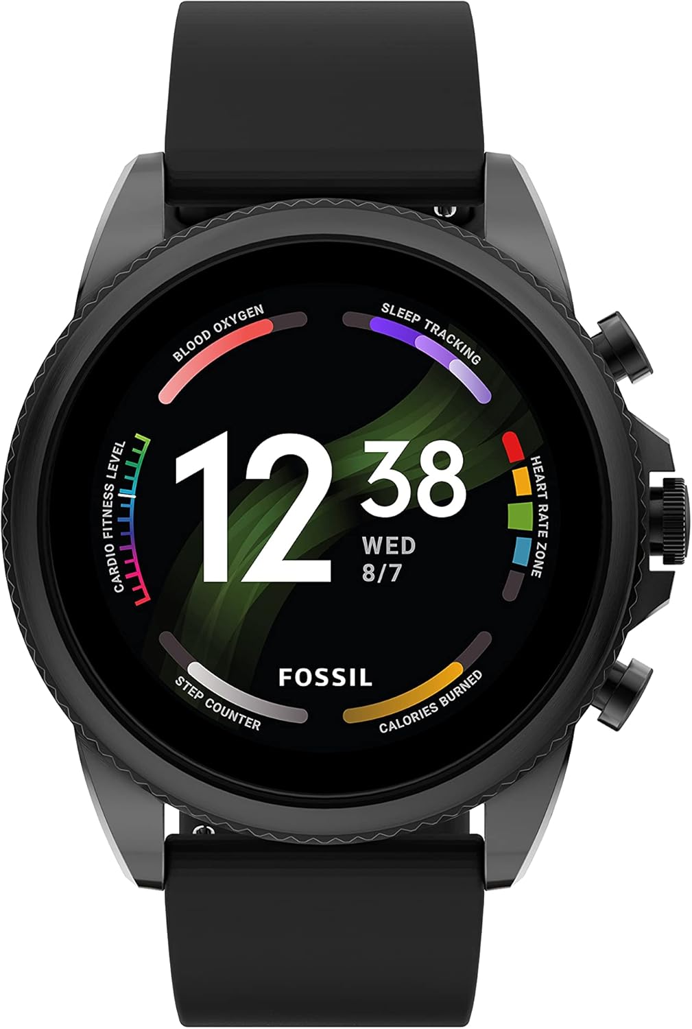 Fossil Gen 6 Digital Black Dial Mens Smartwatch FTW4061