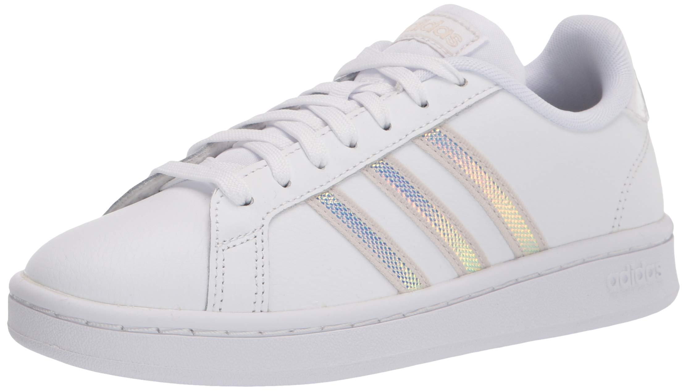 adidas Womens Grand Court Sneaker  - White/Alumina/Alumina - 10