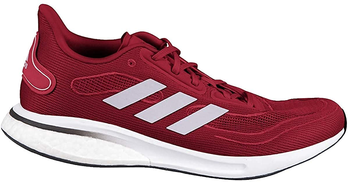adidas Mens Supernova Running Shoes - TEAM POWER RED - 7