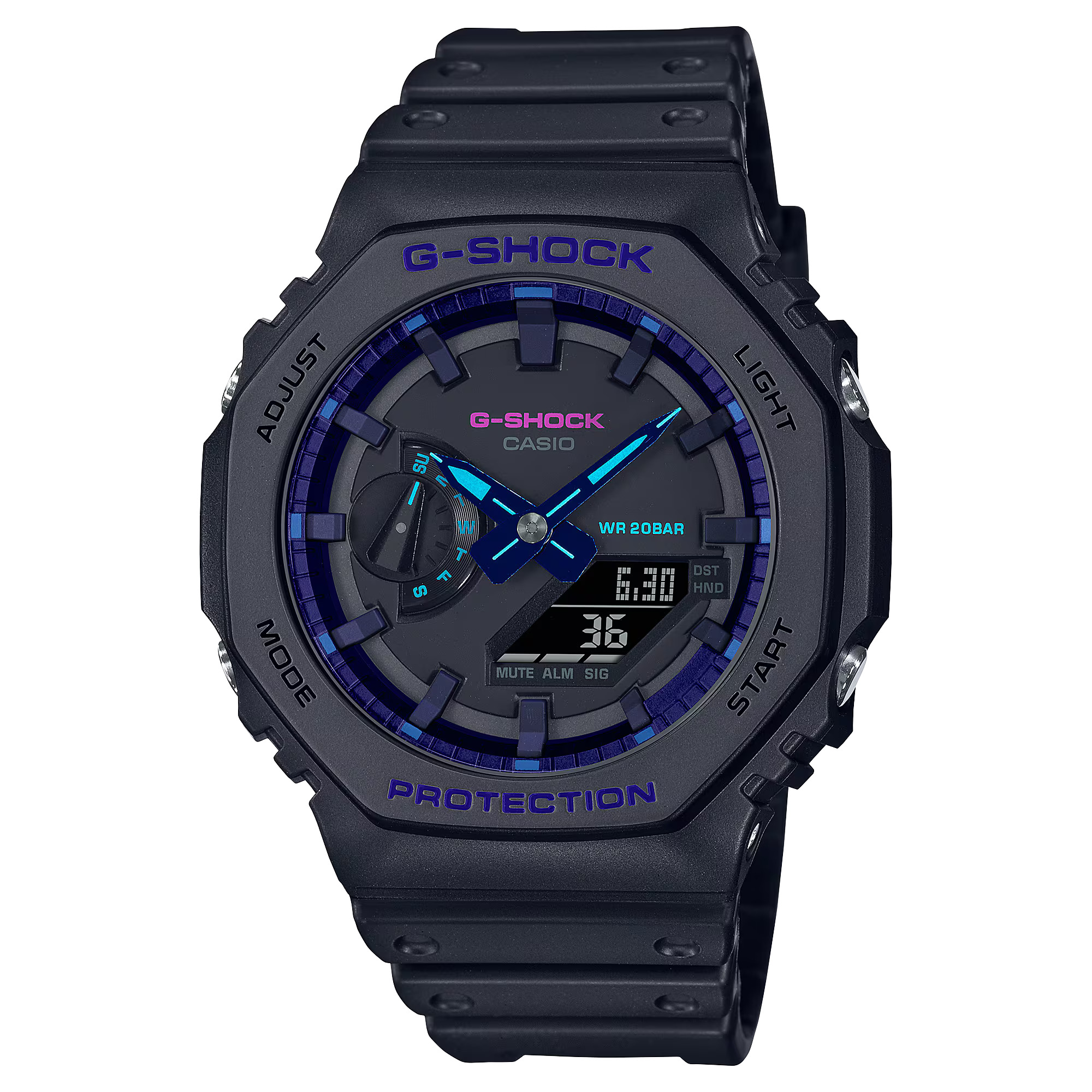 Casio G-Shock ANALOG-DIGITAL Mens Watch GA2100VB-1A