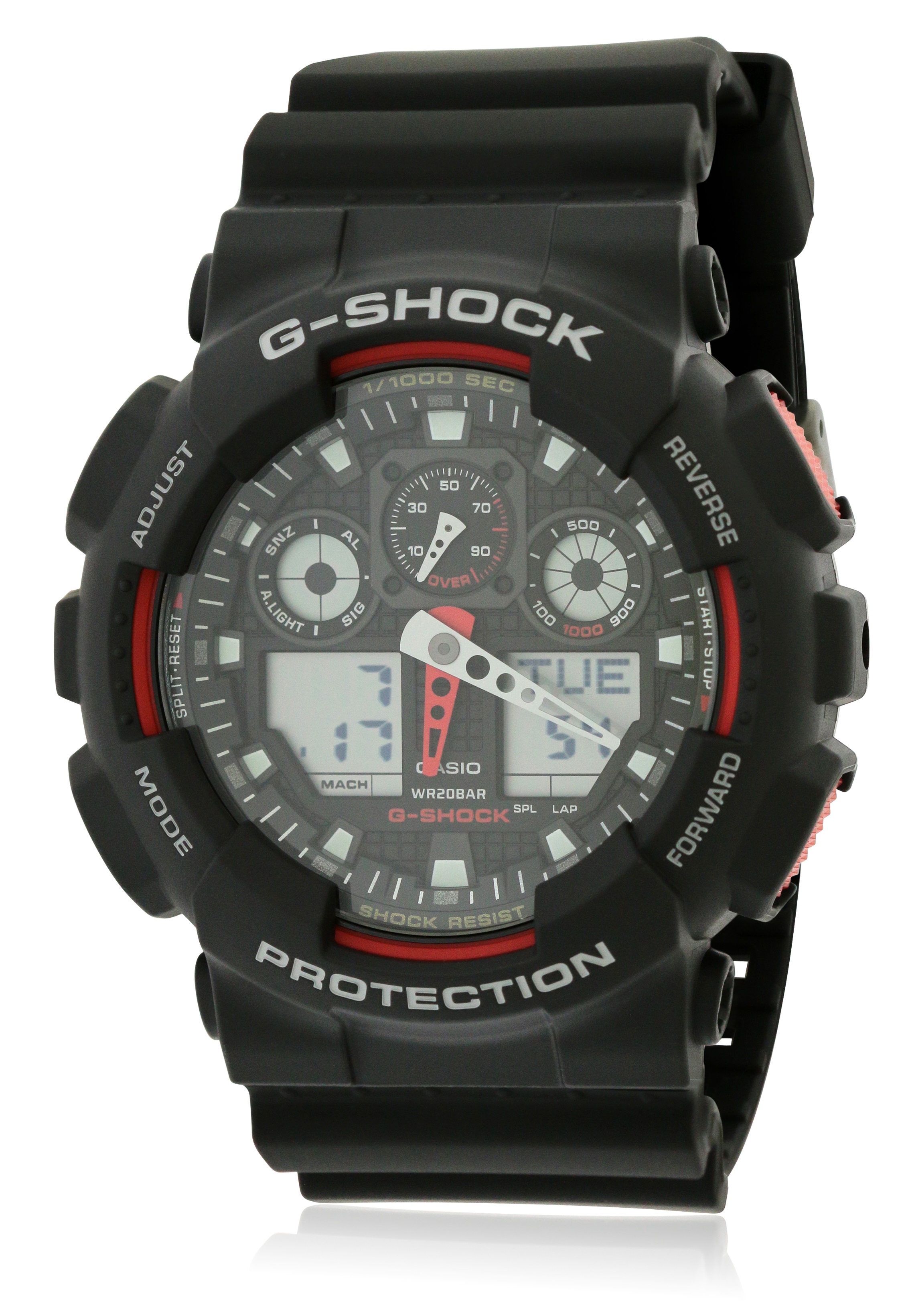 Casio G-Shock Analog Digital   Mens Watch GA100-1A4