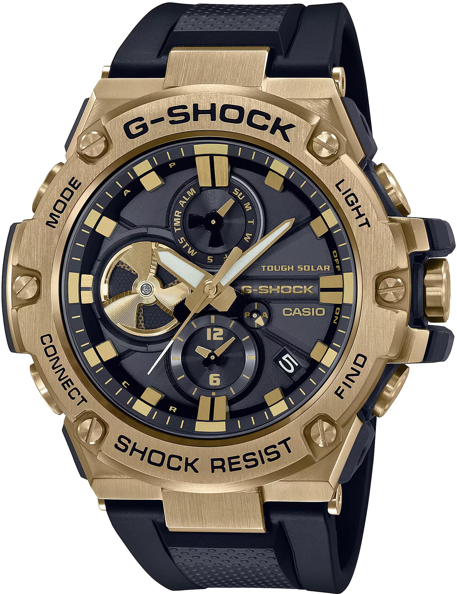 Casio G-Shock G-STEEL GST-B100 Series Bluetooth Solar Mens Watch GSTB100GB-1A9