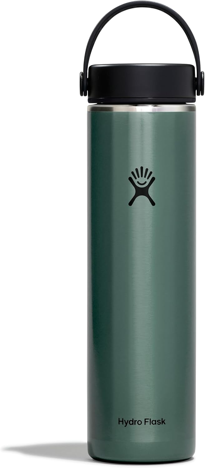 Hydro Flask Lightweight Water Bottle Wide Flex Cap - 24 oz - Serpentine