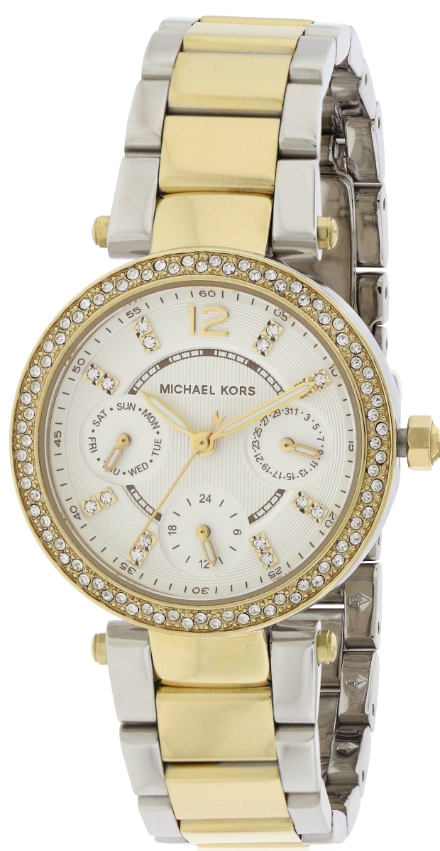 Michael Kors Mini Parker Two-Tone Chronograph Ladies Watch MK6055