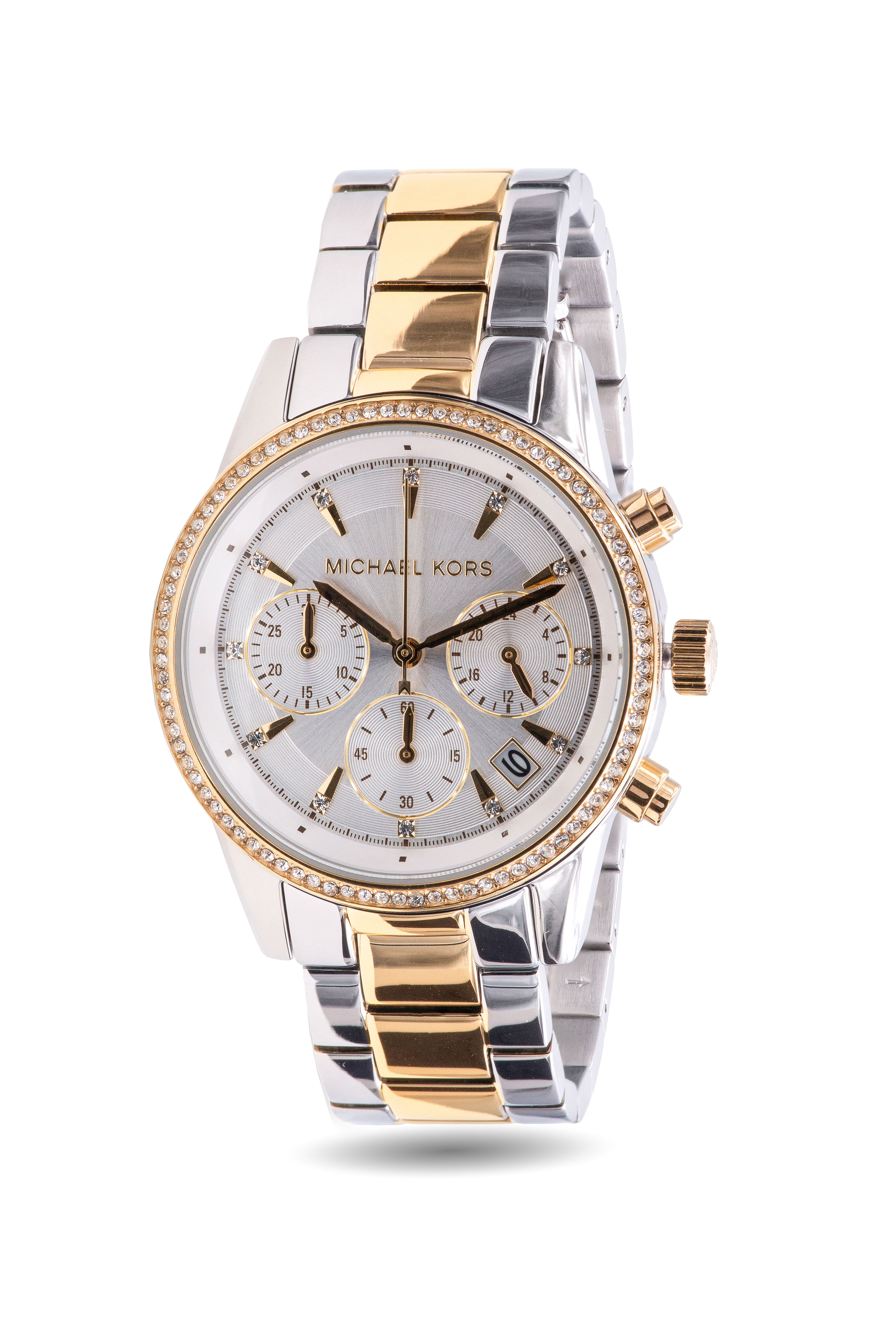 Michael Kors Ritz Two-Tone Chronograph Ladies Watch MK6474