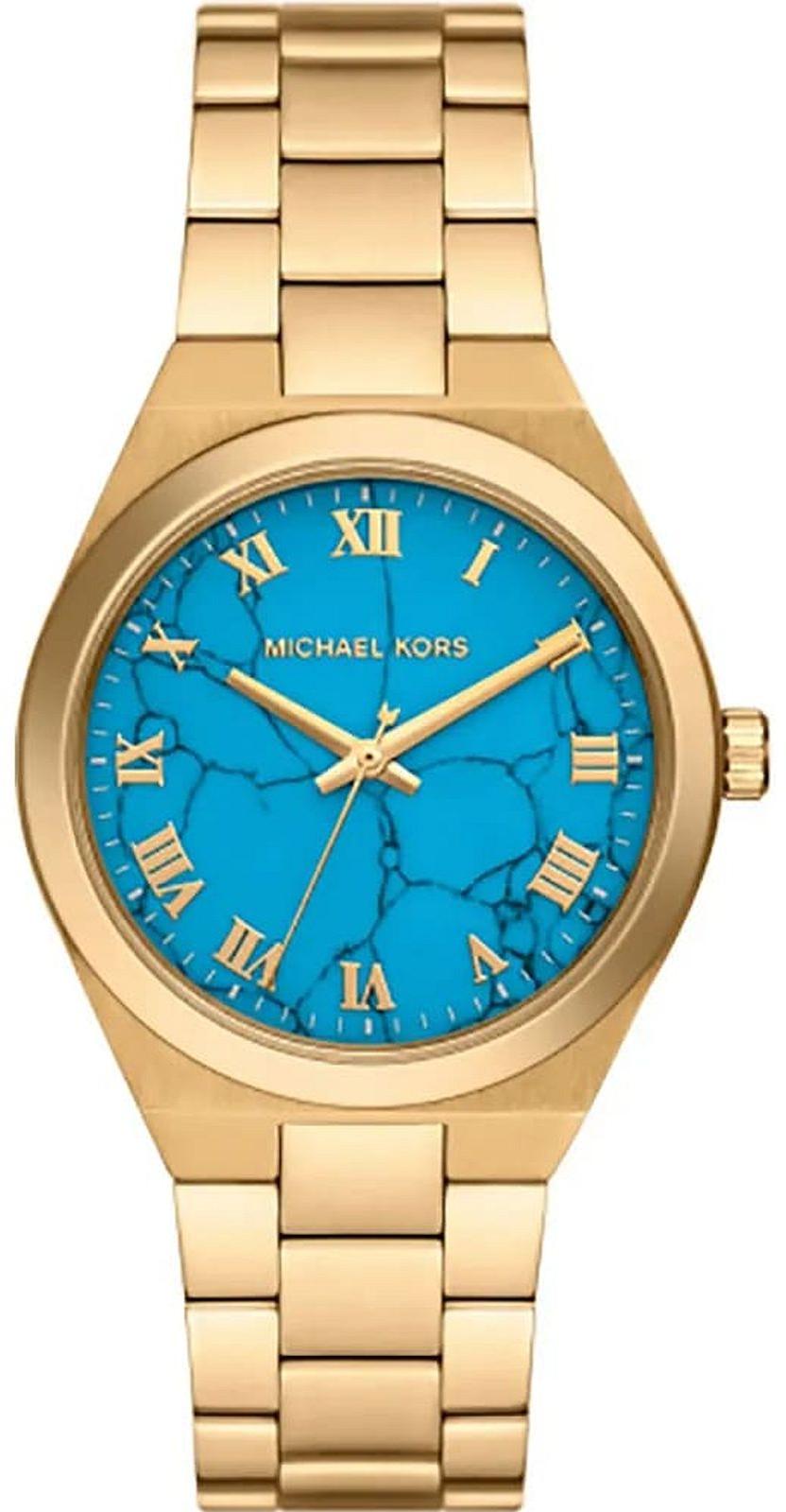 Michael Kors Lennox Three-Hand Gold-Tone Ladies Watch MK7460