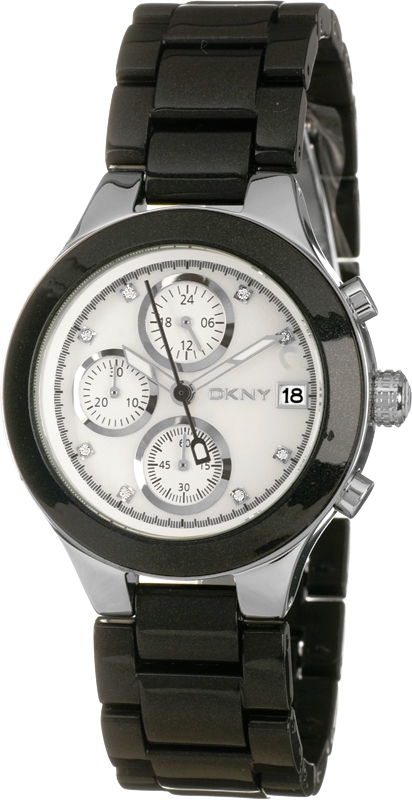 DKNY Ladies Black Strap Watch NY8064