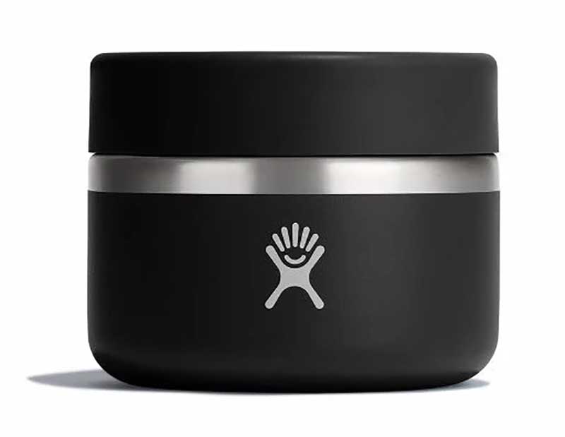 Hydro Flask Insulated Food Jar - Stainless Steel Food Container - 12 oz - Black