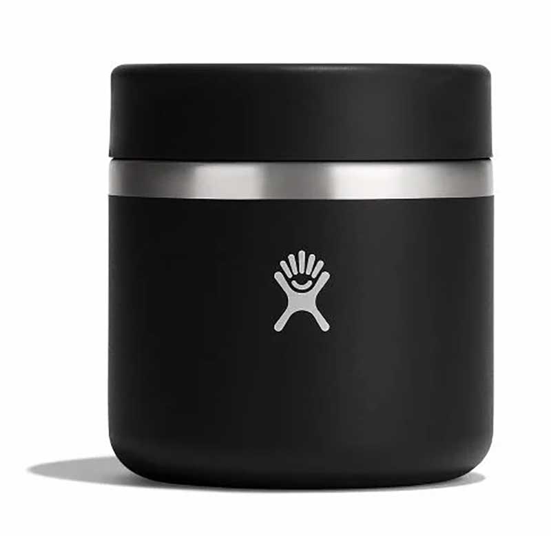 Hydro Flask Insulated Food Jar - Stainless Steel Food Container - 20 oz - Black