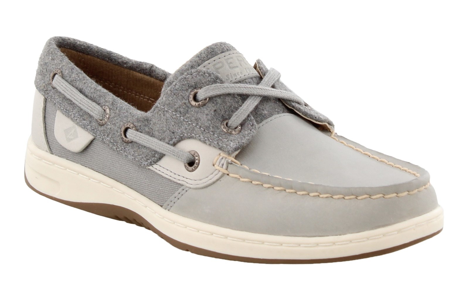 Sperry Womens Bluefish Boat Shoe -  Smoked Pearl - 6