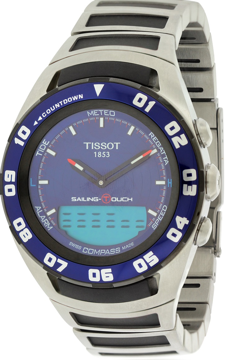 Tissot Sailing Touch Chronograph Stainless Mens Watch T0564202104100