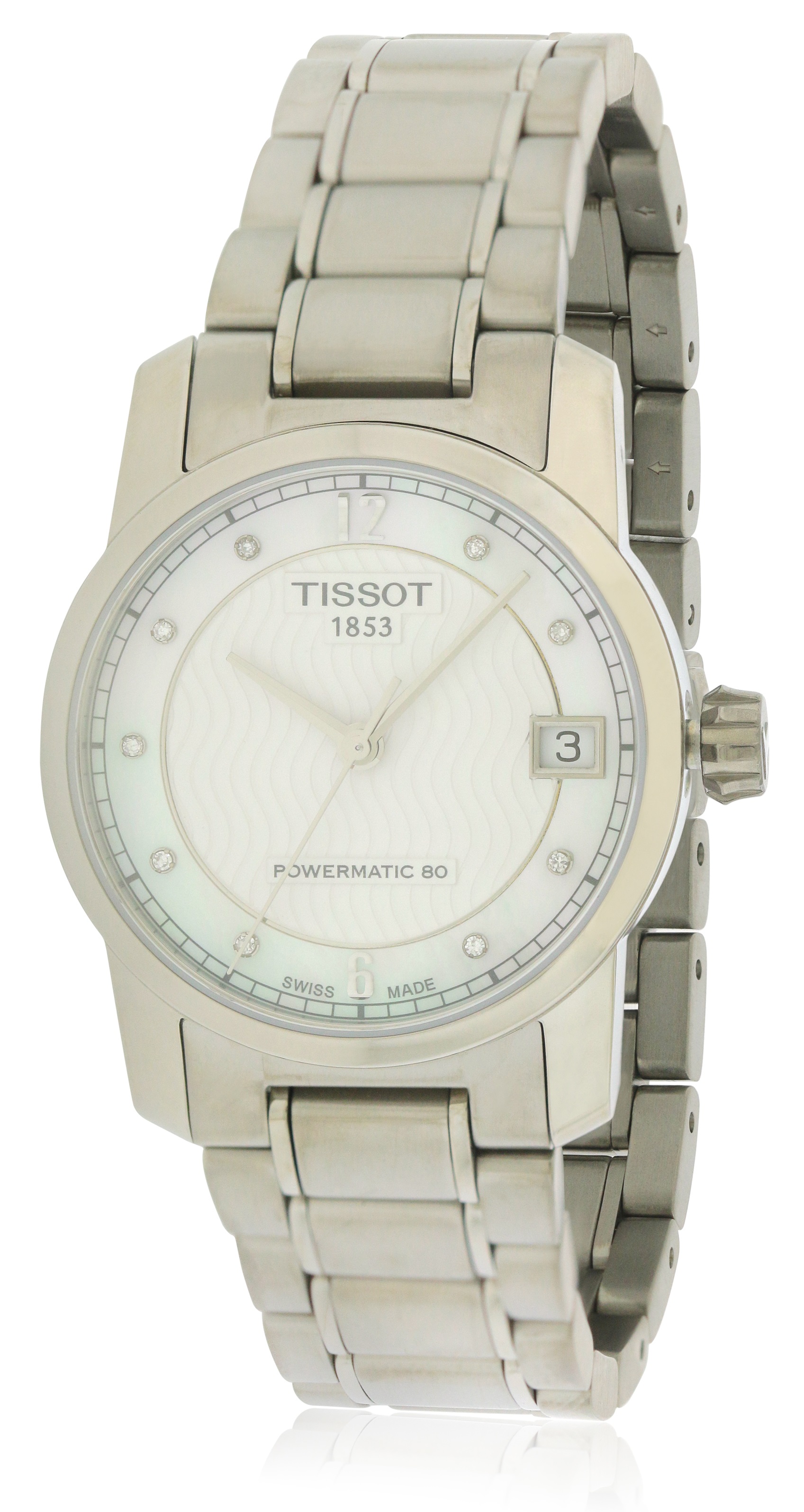 Tissot T-Classic Automatic Titanium Ladies Watch T0872074411600