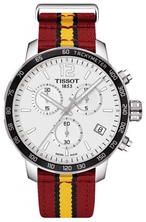 Tissot Quickster Miami Heat NBA Special Edition Nylon Chronograph Mens Watch T0954171703708