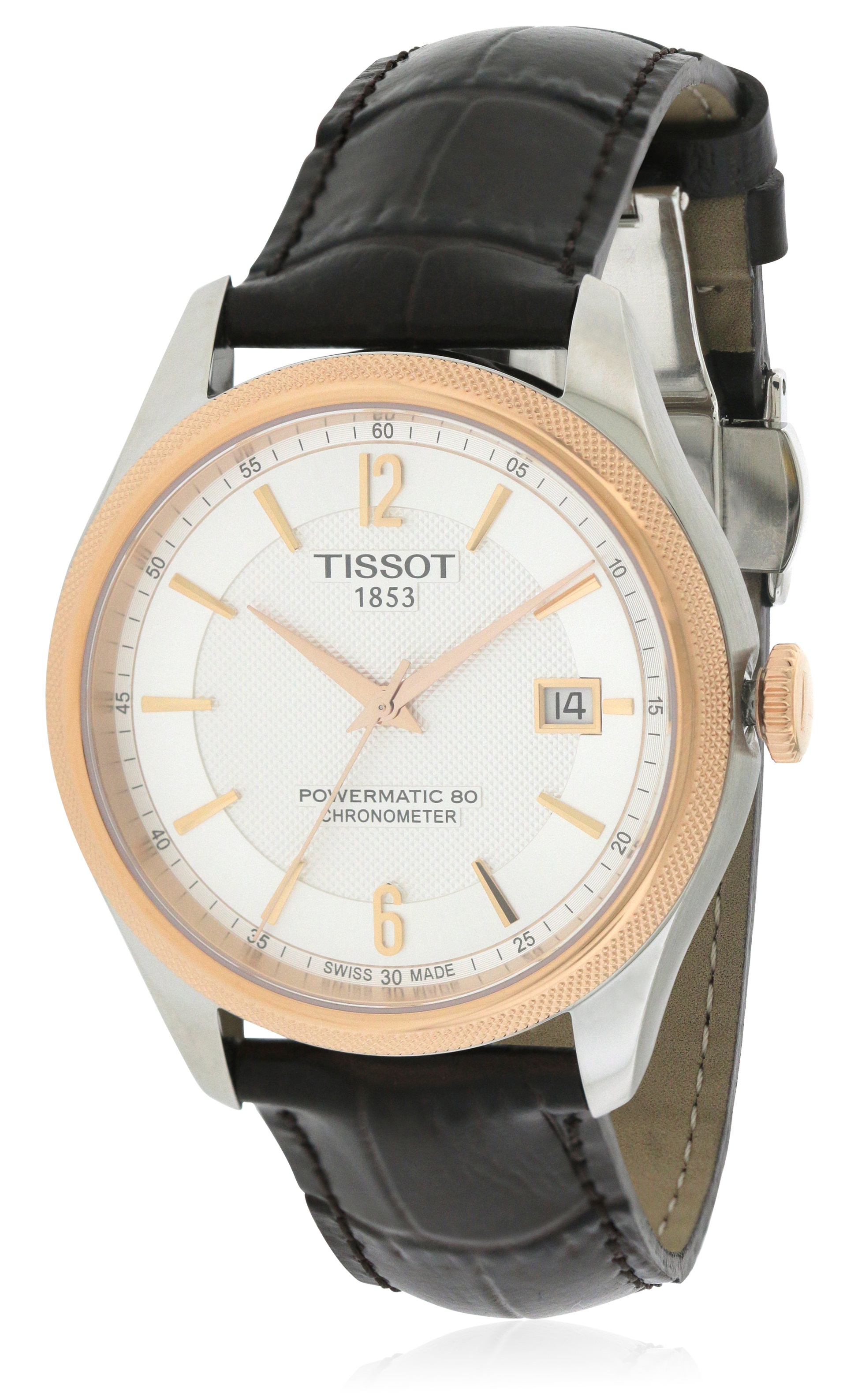 Tissot Ballade Powermatic 80 Leather Mens Watch T1084082603700