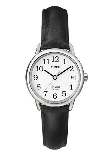 Timex Easy Reader Leather Ladies Watch T2H331