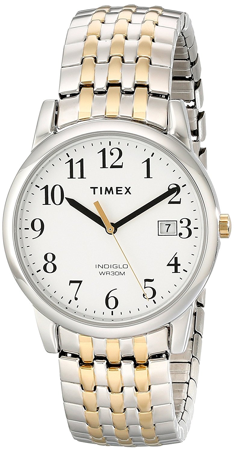 Timex Easy Reader Two-Tone Stainless Steel Unisex Watch T2P295