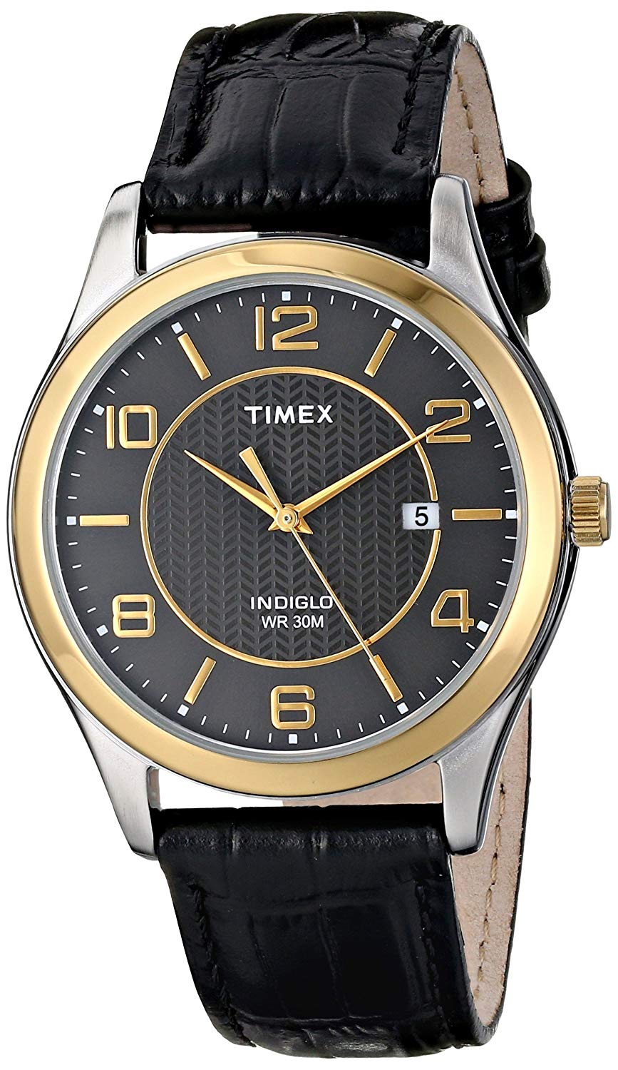 Timex Grand Street Leather Mens Watch T2P450