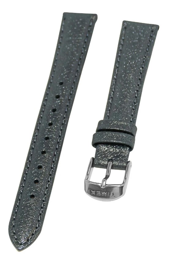 Timex Passport to Color Leather Calfskin Black Watch Strap