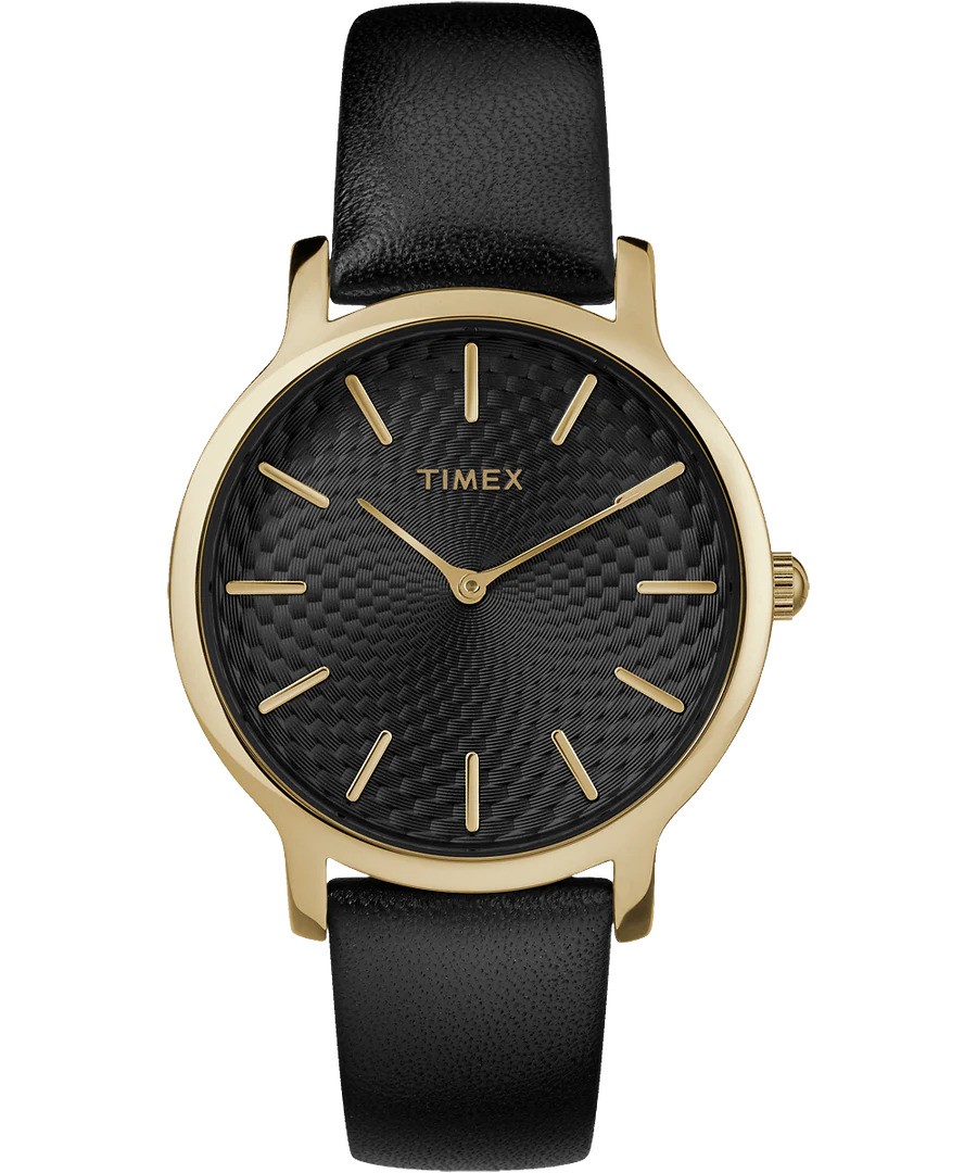 Timex Metropolitan Leather Ladies Watch TW2R36400