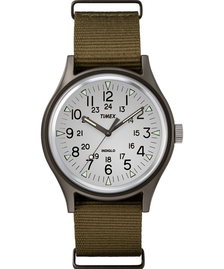 Timex MK1 Nylon Indiglo Mens Watch TW2R37600