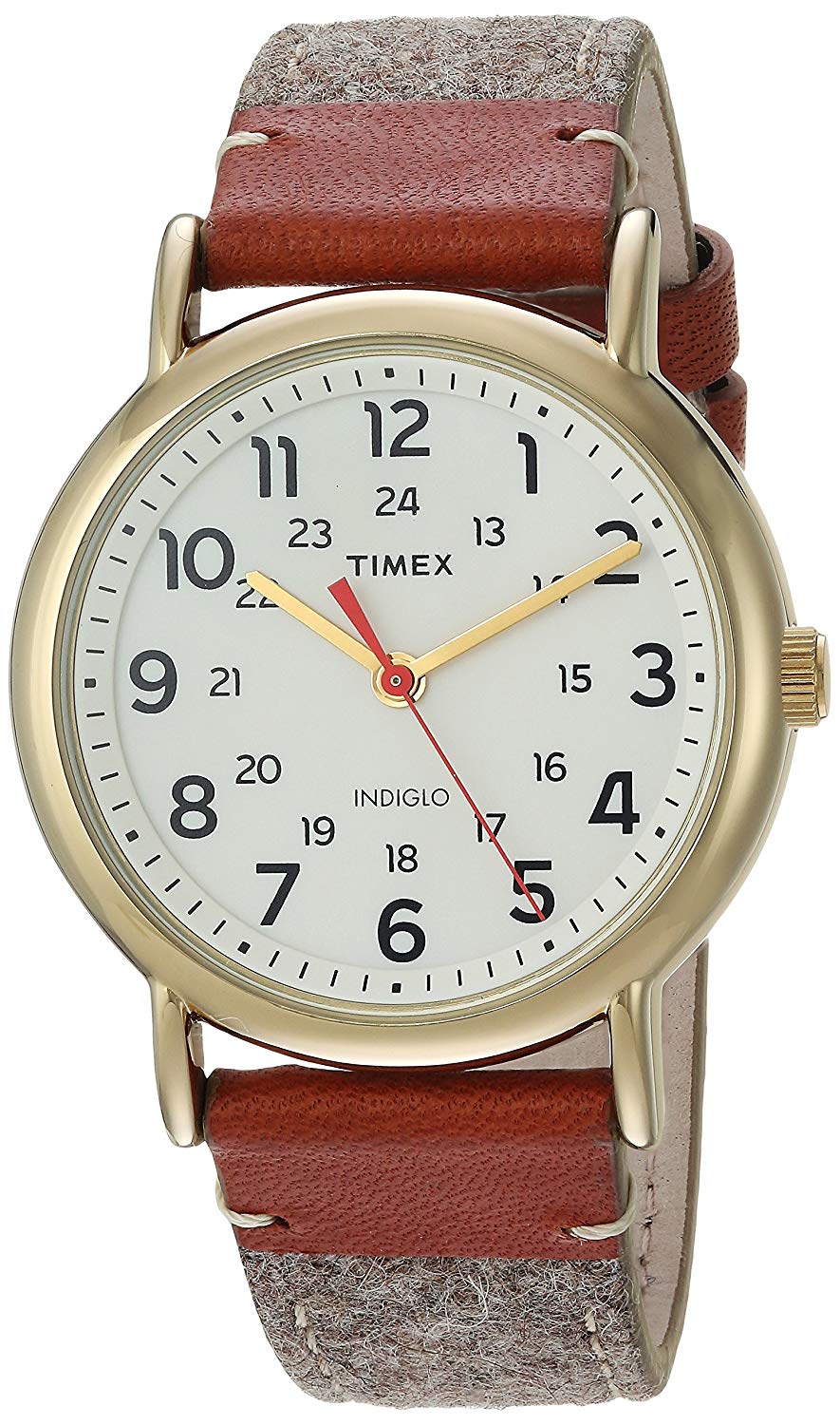 Timex Weekender Leather Unisex Watch TW2R42100