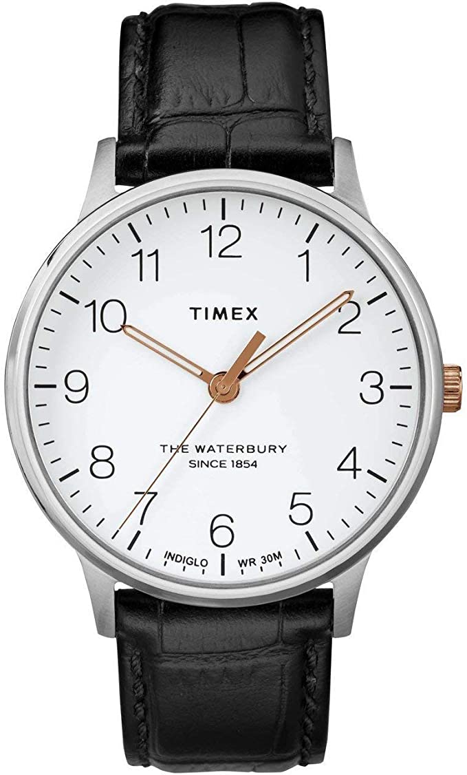 Timex Waterbury Classic Leather Mens Watch TW2R71300