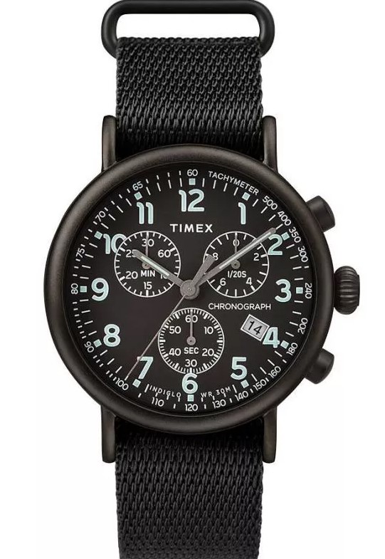 Timex Waterbury Chronograph Fabric Mens Watch TW2T21200