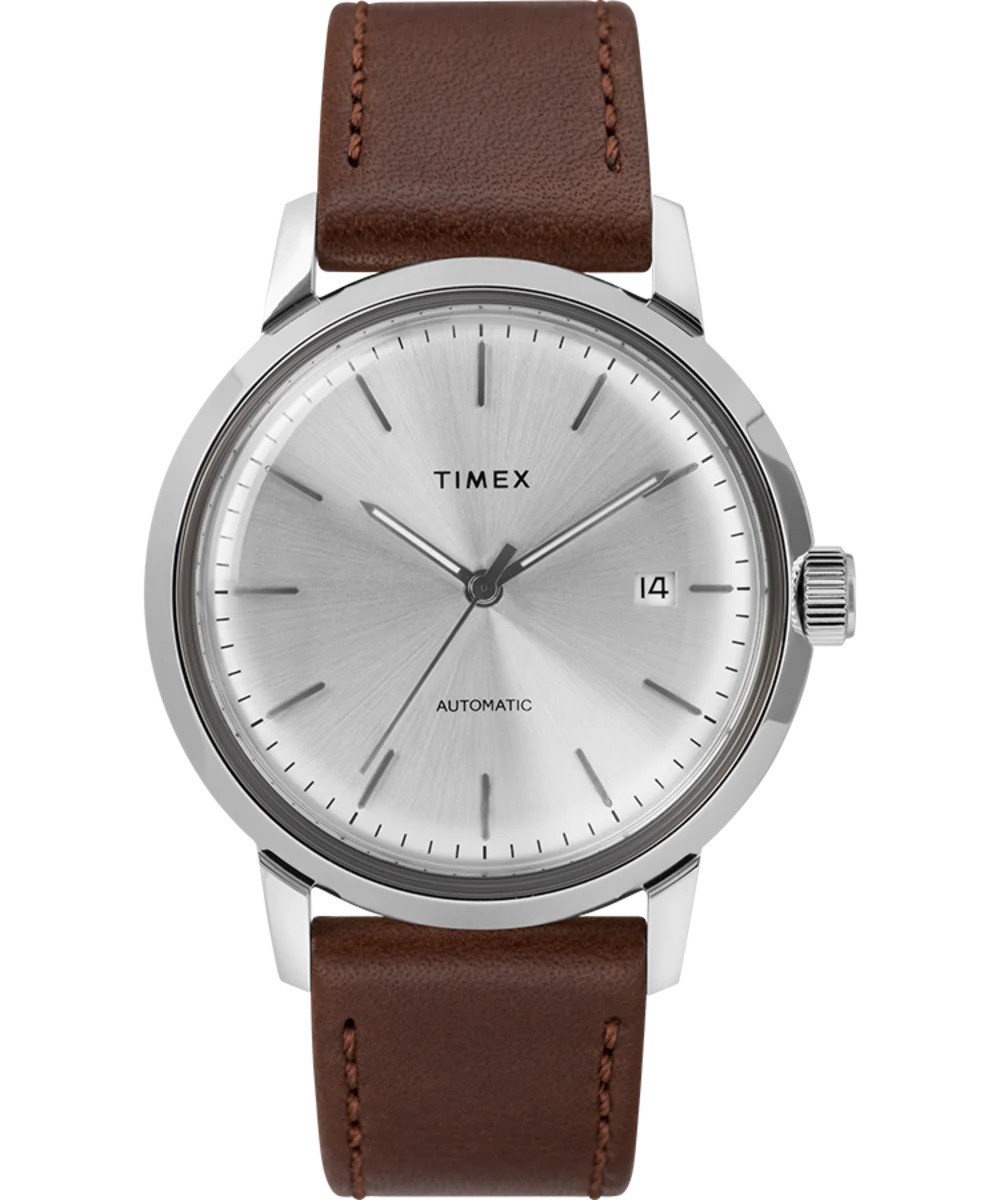 Timex Marlin Automatic Leather Mens Watch TW2T22700