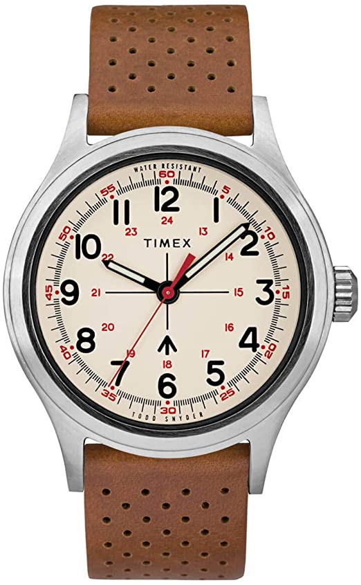 Timex Todd Snyder Military Inspired 40mm Tan Leather Strap