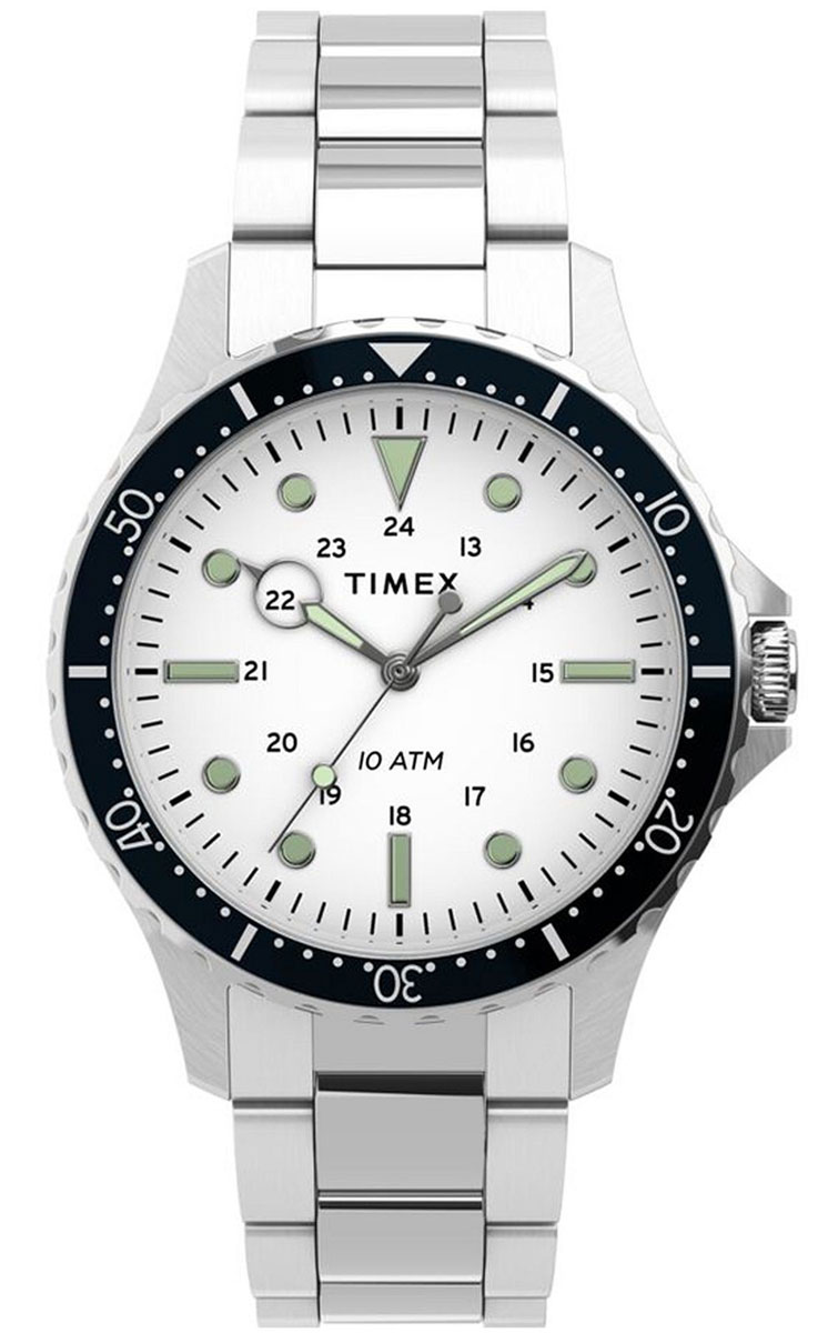 Timex Military Navi XL Stainless Steel Mens Watch TW2U10900