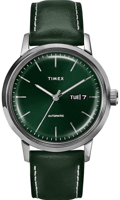 TIMEX Marlin Automatic Green Mens Watch TW2U11900