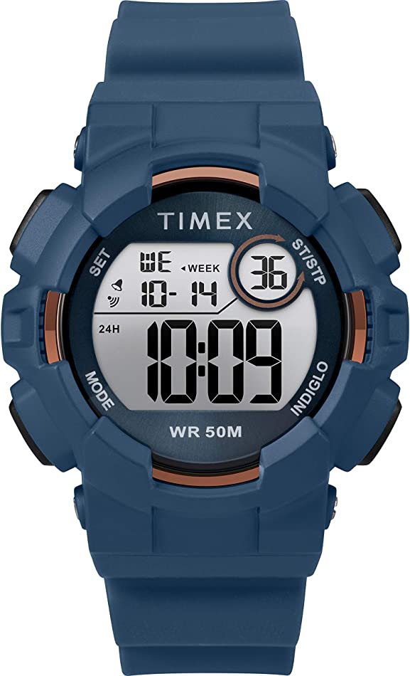 Timex Unisex Mako DGTL Silicone Strap Watch TW5M23500