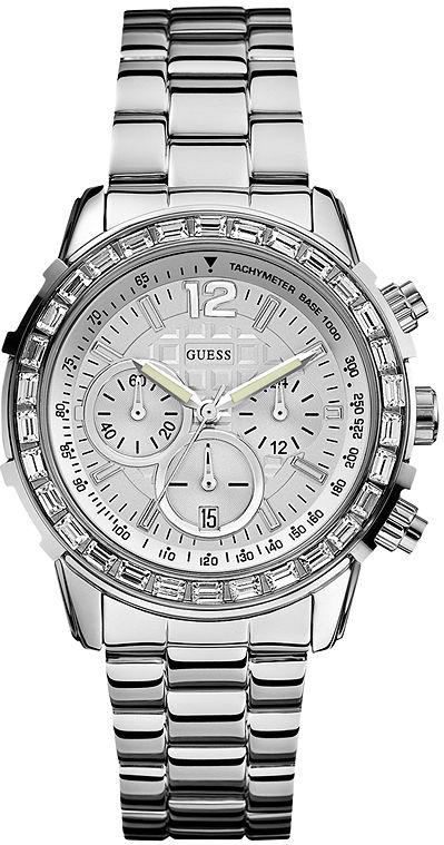 GUESS Stainless Steel Chronograph Ladies Watch U0016L1