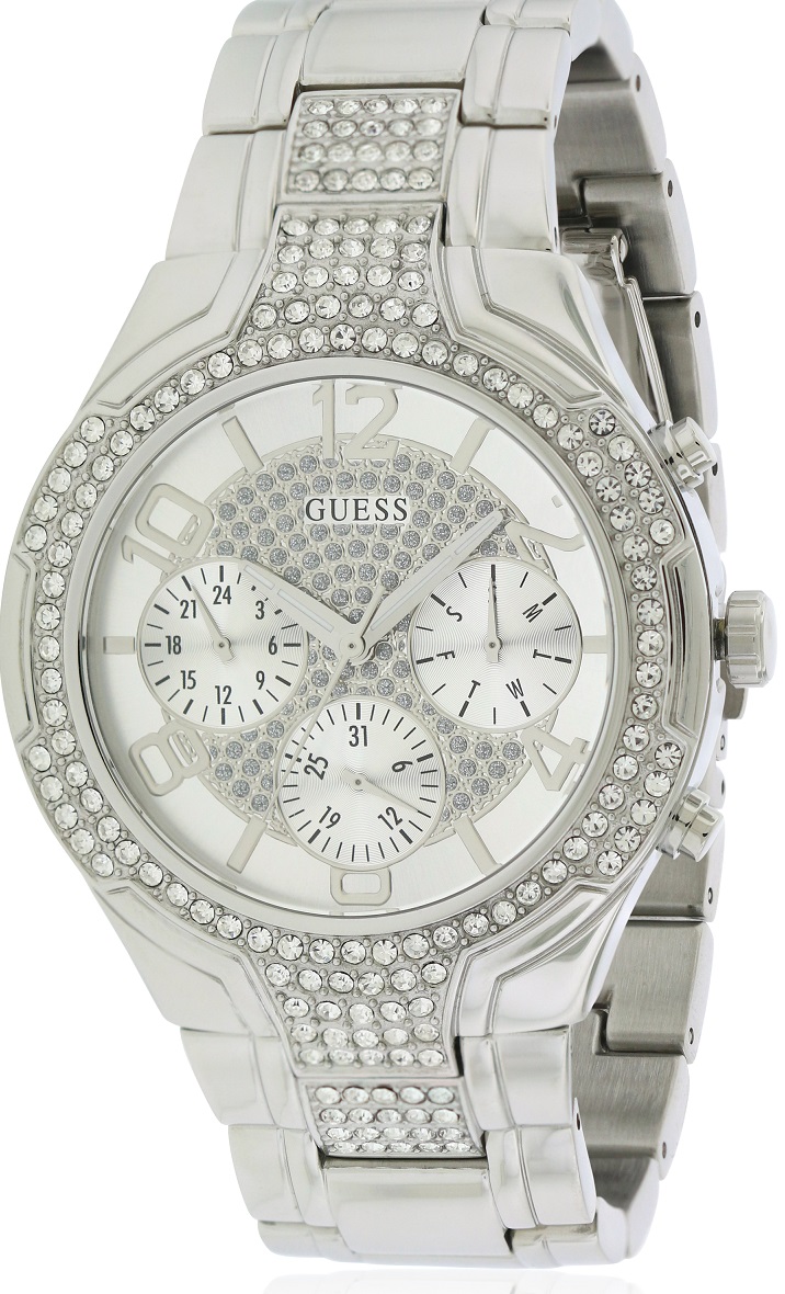 Guess Stainless Steel Chronograph Ladies Watch W0628L1