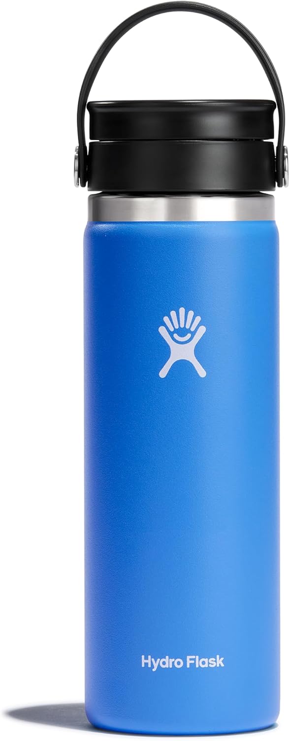 Hydro Flask Wide Mouth with Flex Sip Lid Insulated Water Bottle Travel Mug - 20 oz- Cascade