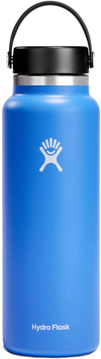 Hydro Flask Wide Mouth Water Bottle with Closeable Lid - 40 oz - Cascade