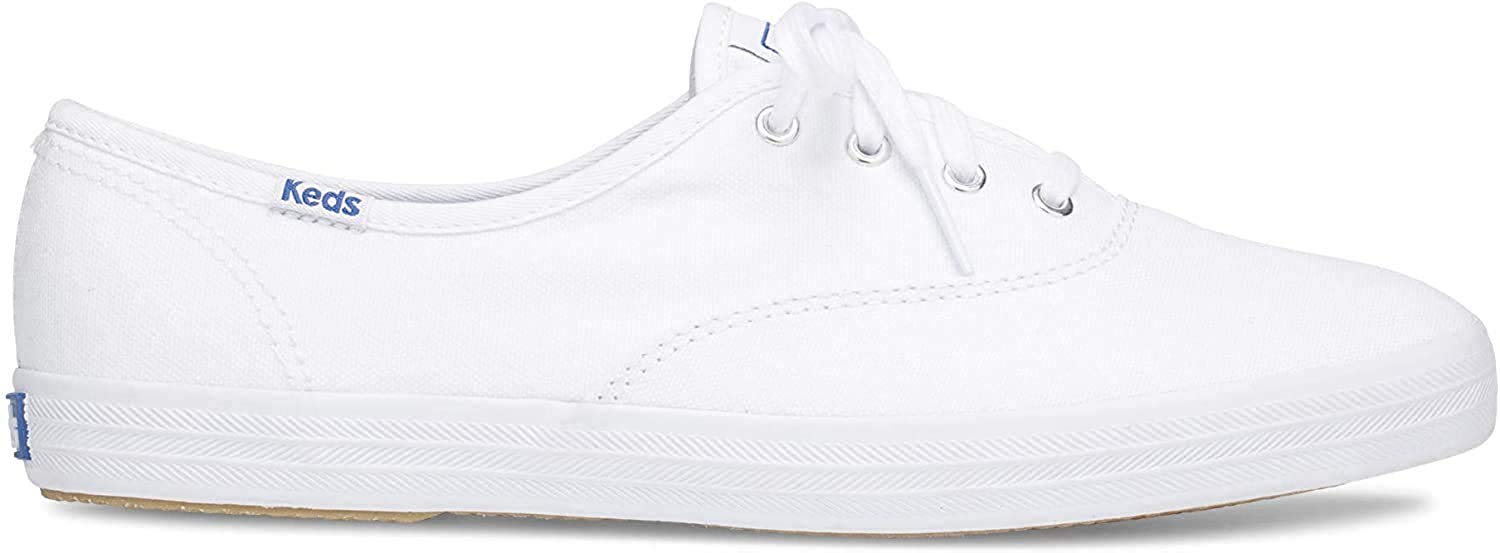 Keds Womens Champion Original Canvas Lace-Up Sneaker - White - Size 9